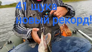 41 щука, новый рекорд! TsuYoki MOVER 128SP Jackall Rerange 110SP OSP ASURA VARUNA 110 рвут щук!