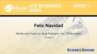 Feliz Navidad, arr. Victor López - Score & Sound