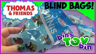 Thomas and Friends Minis Blind Bags Trains! Surprise Opening by Bin's Toy Bin