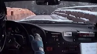 1993 Network Q RAC Rally, in-car with Kankkunen and Grist - SS6 Clumber Park (5.14km)
