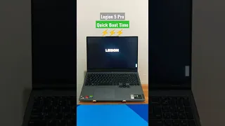 Lenovo Legion 5 Pro Fast Boot Up #lenovo #legion5pro #entechsiast #shorts