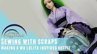 Sewing with scraps: Making a Wa Lolita inspired outfit