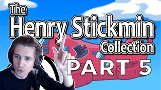 xQc Plays The Henry Stickmin Collection Part 5