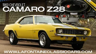 Certified and Restored 1969 Chevrolet Camaro Z28