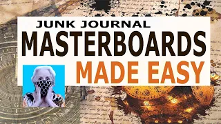 How to Make a Mistake-Proof Masterboard for Junk Journals | Easy Collage Technique by DIY Artist