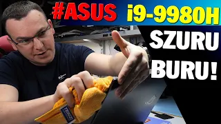 SPADEK WYDAJNOŚCI w Laptopie #ASUS STRIX III z i9-9980H!