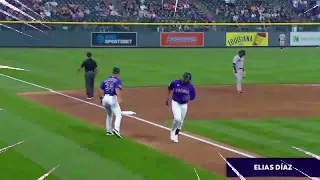 Elias Díaz rocks a  go-ahead home run