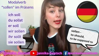 German modal verbs: sollen (conjugation - present tense)