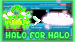 WHAT PEOPLE TRADE FOR THE LUCKY HALO 2020 🌸| ROYALE HIGH | DALE CYRILLE