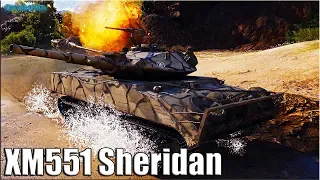 СТАТИСТ на ЛТ 10 XM551 Sheridan World of Tanks