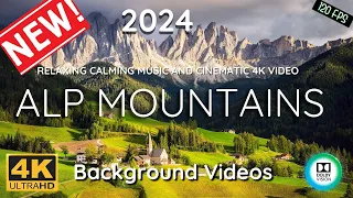 Captivating Beauty: 8K Alpine Mountain Relaxation