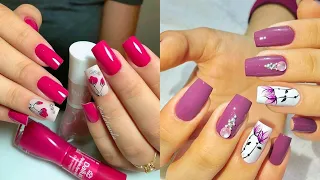 Top stylish printed nail art designs Attractive Valentine's nail polish different cutting 2023