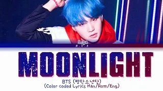 Agust D (BTS Suga) "Moonlight" - Color coded Lyrics Han/Rom/Eng