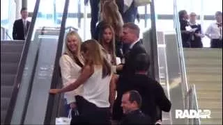 Sylvester Stallone's family at LAX Airport