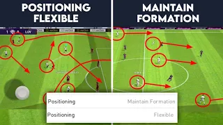 Explanation & Tactics Positioning Flexible & Maintain Formation - Efootball Pes 2021