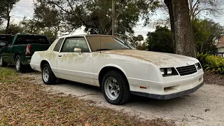 Sitting for 22 years. will it run? grandma's 1984 Monte Carlo SS.