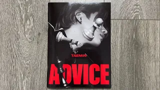 ♡Unboxing Taemin 태민 3rd Mini Album Advice 어드바이스♡