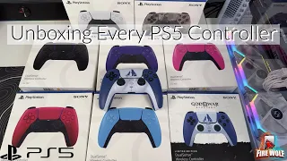 Unboxing All PS5 DualSense Controllers in Every Color