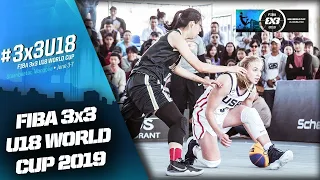 USA v Indonesia | Women’s Full Quarter-Final | FIBA 3x3 U18 World Cup 2019