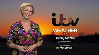 Becky Mantin - ITV Weather 5th December 2021