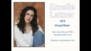 Emelie Latzer MT Vocal Reel 2024