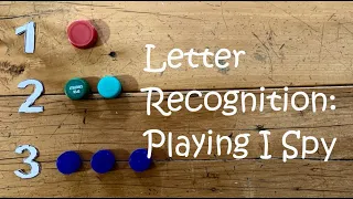 Letter recognition with the I Spy game