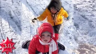 ЛИЗА и ГАРРИ ГАЛКИНЫ: Зимние забавы на свежем воздухе!