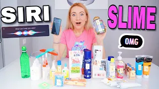 SIRI УПРАВЛЯЕТ МОИМ СЛАЙМОМ ЧЕЛЛЕНДЖ  📲 SIRI PICK MY SLIME INGREDIENTS CHALLENGE / СИРИ ЛИЗУН