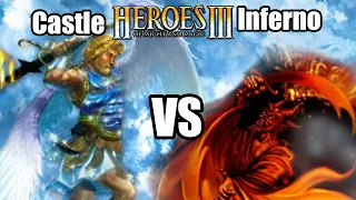 Castle VS Inferno | 100 weeks growth | Heroes of Might and Magic 3 HotA