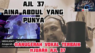 Highlight: Senarai Pemenang AJL 37 | #ajl37 | Cikgu Enaz Irma Reaction