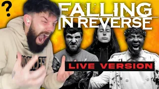 THE LIVE VERSION!! 🤯 Falling In Reverse, Tech N9ne, Alex Terrible - Ronald LIVE | REACTION