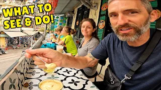 1 DAY EXPLORING HANOI 🇻🇳 | Vietnamese STREET FOOD, Dong Xuan Market, TEMPLES, Hanoi JAIL, and MORE!