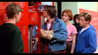 Drugs. The boy has marijuana. (The Breakfast Club, 1985)