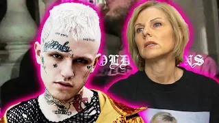 Mom REACTS to Lil Peep - 4 GOLD CHAINS ft. Clams Casino (Official Video)