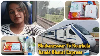 Bhubaneswar(BBS) to Rourkela(RKL) Vande Bharat Express 🚄🚄 #india #vandebharatexpress