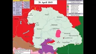 The Hungarian Revolution and War of Independence of 1848 - 1849 (animated map + story)