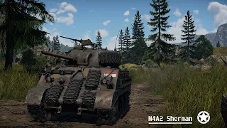 Best sherman at low tier || M4A2 Sherman -WARTHUNDER-