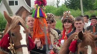 Гуцульське весілля. Їдуть до шлюбу  - Бережемо традиції. Космач - Ukraine Wedding.Eco - "procession