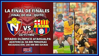 El Nacional vs Barcelona SC - Final de Ida 1992 - El Monumentalazo Parte I - Crónicas Criollas