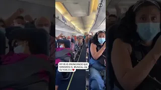 En pleno vuelo se enteran que  Argentina es Campeón del Mundo