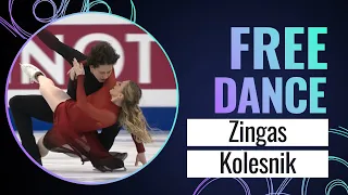 ZINGAS / KOLESNIK (USA) | Ice Dance Free Dance | Shanghai 2024 | #FigureSkating