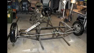 Homemade FRONT SUSPENSION for GO KART ???   Step by Step