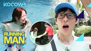 So Min shocks staff & everyone when she jumps into the pool! | Running Man E651 | KOCOWA+ [ENG SUB]