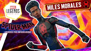 Marvel Legends MILES MORALES filme Homem-Aranha Através do Aranhaverso - Action Figure Review Hasbro