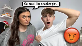 Smelling Like Another Girl Prank On My Girlfriend! *I GOT CAUGHT*