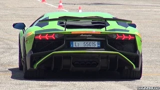 Lamborghini Aventador LP750 SV Exhaust Sound - Starts, Accelerations, FlyBys & More!