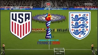 ESTADOS UNIDOS X INGLATERRA MUNDIAL FEMININO 2019 NA FRANÇA