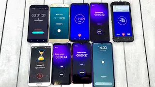 Timer o Clock & Ringings Alarm Black Fox Techno Spark Samsung A01 S2 S8 S9 S10e