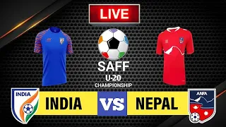 🔴 Live Match 8 : SAFF U20 Championship || Nepal vs India || The El Classico of South Asia