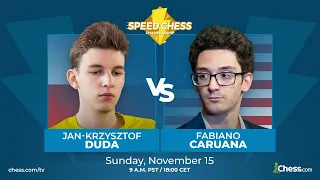 Duda - Caruana Speed Chess Championship